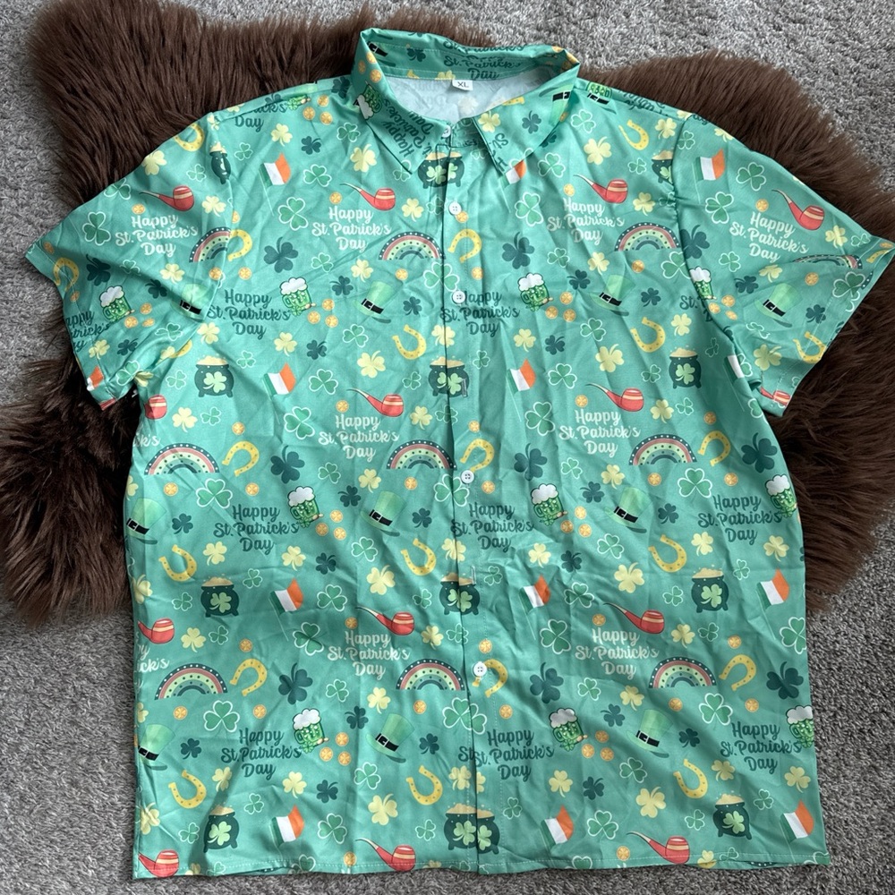 St. Patrick's Day Green Men's Shirt